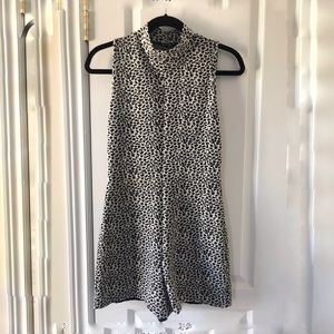 Black and white romper